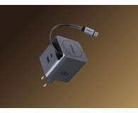 UGREEN Ładowarka sieciowa GaN X615USB-C + USB65W z kablem szara - 1417002 - zdjęcie 7